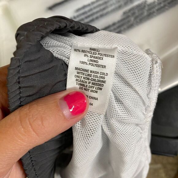 New Ocean & Coast Swim Shorts Men 2XL Gary Striped Drawstring Lined Pockets - Picture 12 of 13